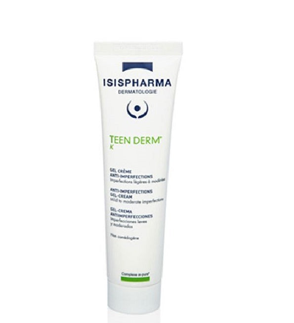 IsisPharma Teen Derm K جل-كريم لعلاج عيوب البشرة 30 مل