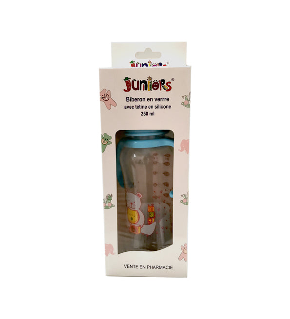 Juniors Biberon Verre Poignée 250ml