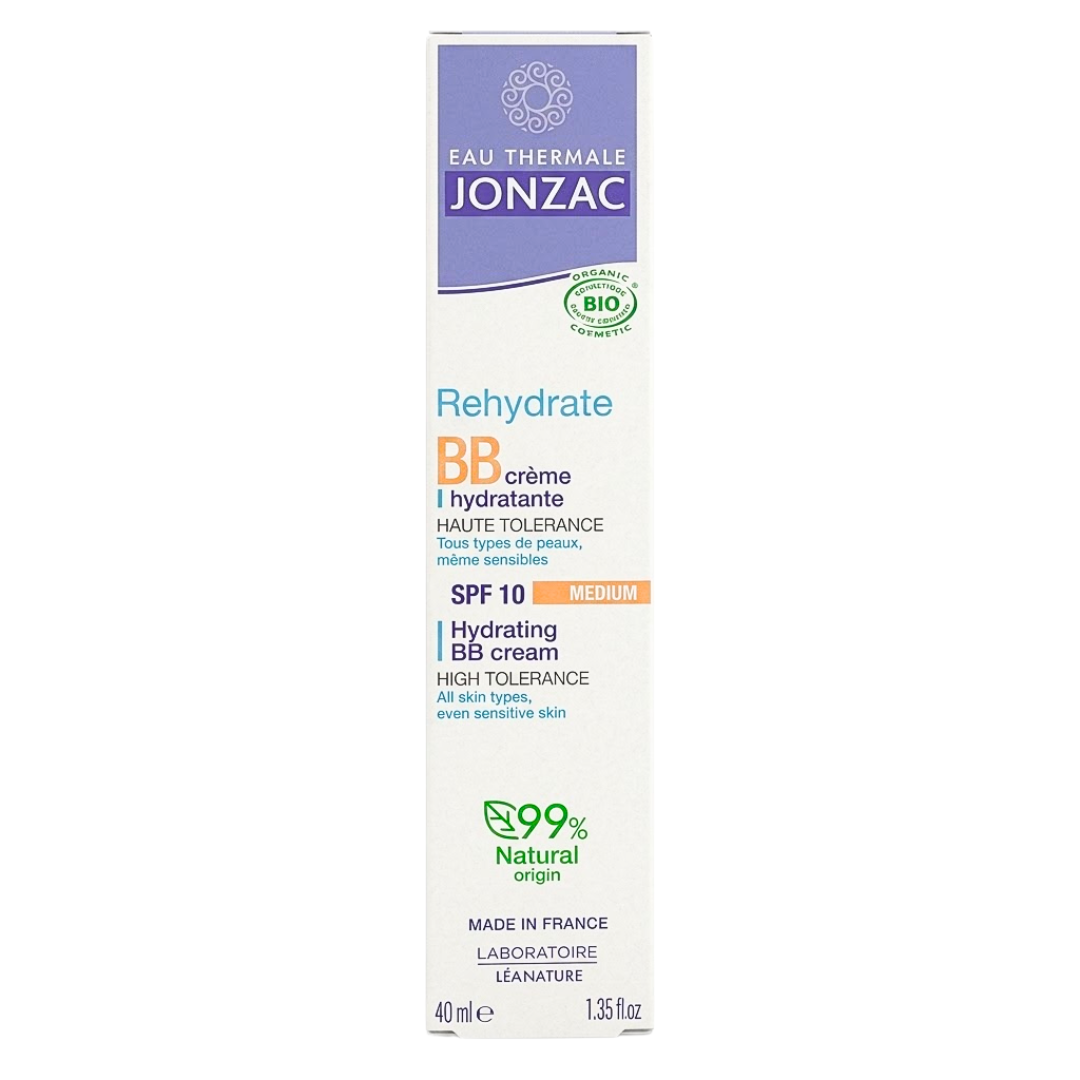 Eau Thermale Jonzac Rehydrate BB crème hydratante SPF10 teinte medium 40 ml, tube