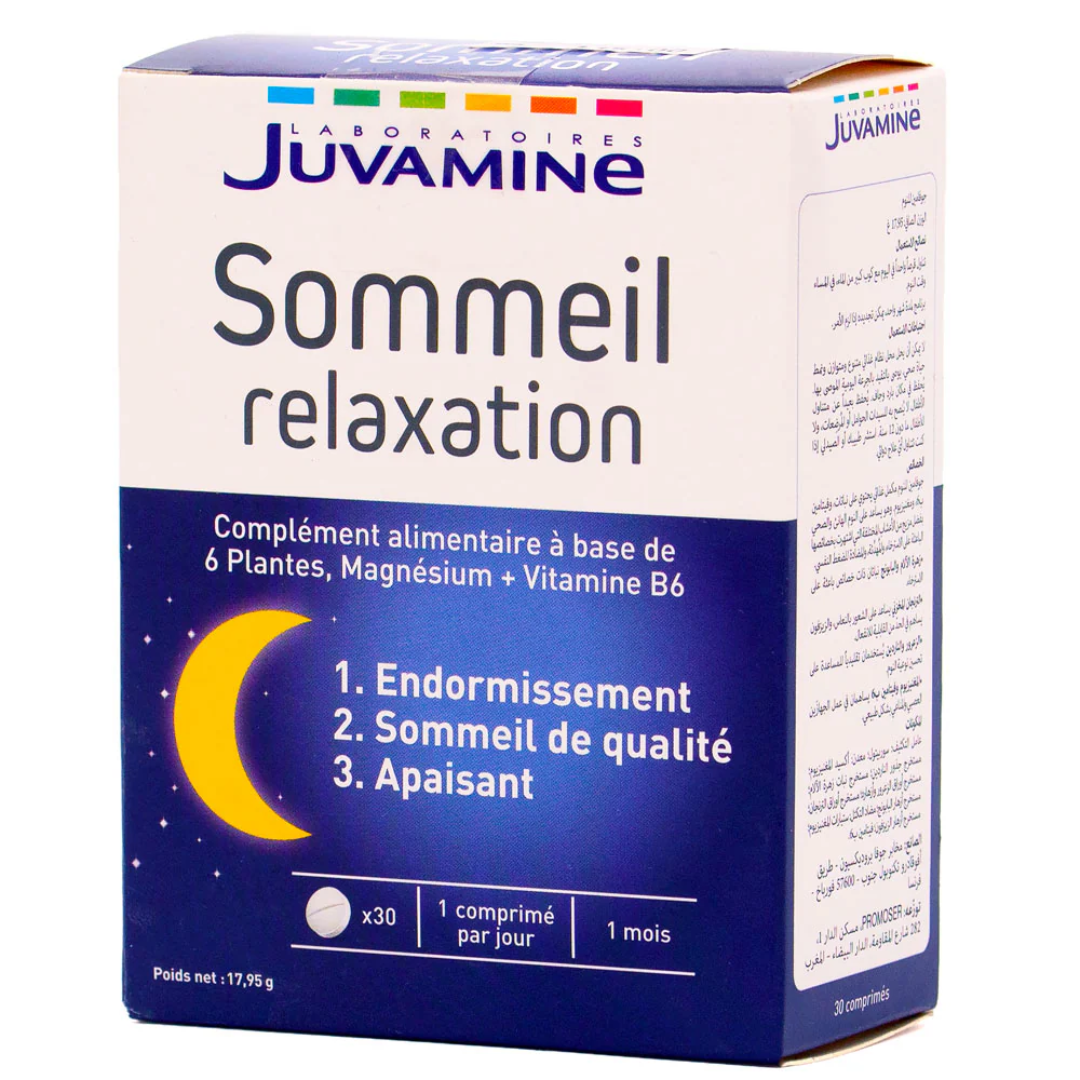 JUVAMINE Sommeil Relaxation 30 comprimés