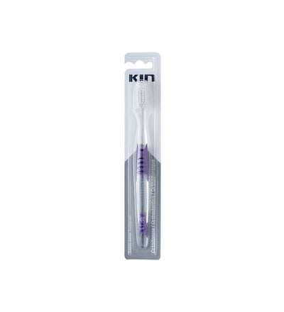 KIN - Brosse à Dents Orthodontique Tête Triangulaire