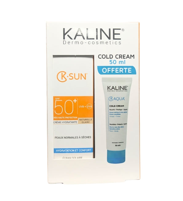 Kaline Ecran Naturelle Claire + كريم بارد مجموعة الوجه