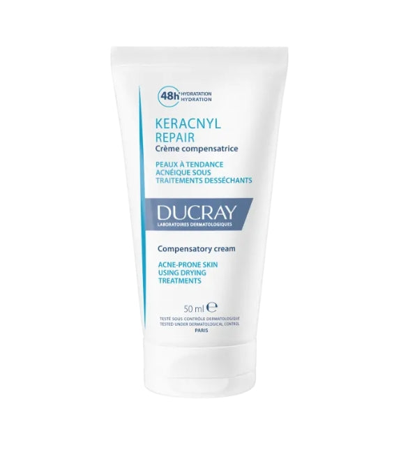 Ducray Keracnyl Repair Crème Hydratante Visage 50ml