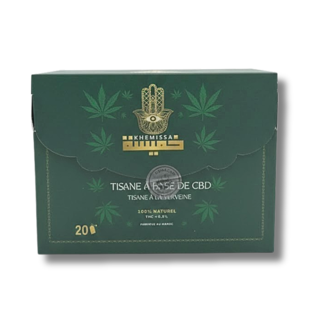 BD Khemissa Tisane CBD Verveine 20 Sachets