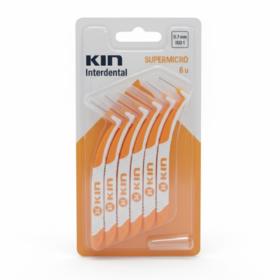 KIN Brossettes Interdentaires Supermicro 0.7mm ISO 1 Pack 6