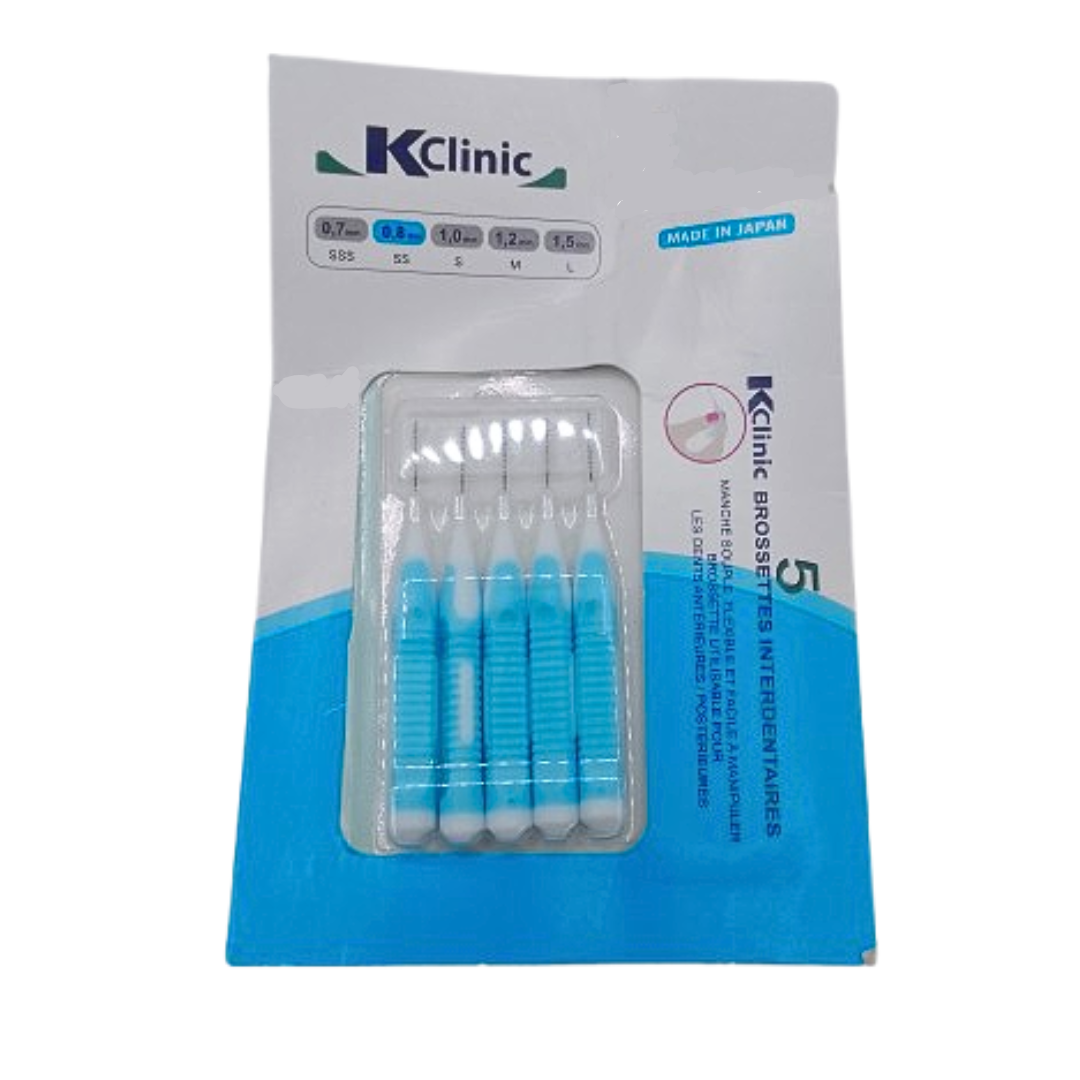 KIN Clinic Brossettes Interdentaires 0.8mm - 5 Unités