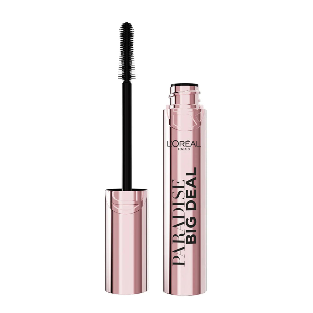 L'Oréal Paris Paradise Big Deal mascara volume noir 9,9 ml, tube rose et brosse