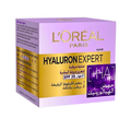 L'Oréal Paris Hyaluron Expert crème de jour SPF20 50 ml, boîte violette et dorée, acide hyaluronique