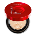 L'Oréal Paris Infaillible 24H Power Glow poudre libre en tamis, boîtier rond rouge ouvert