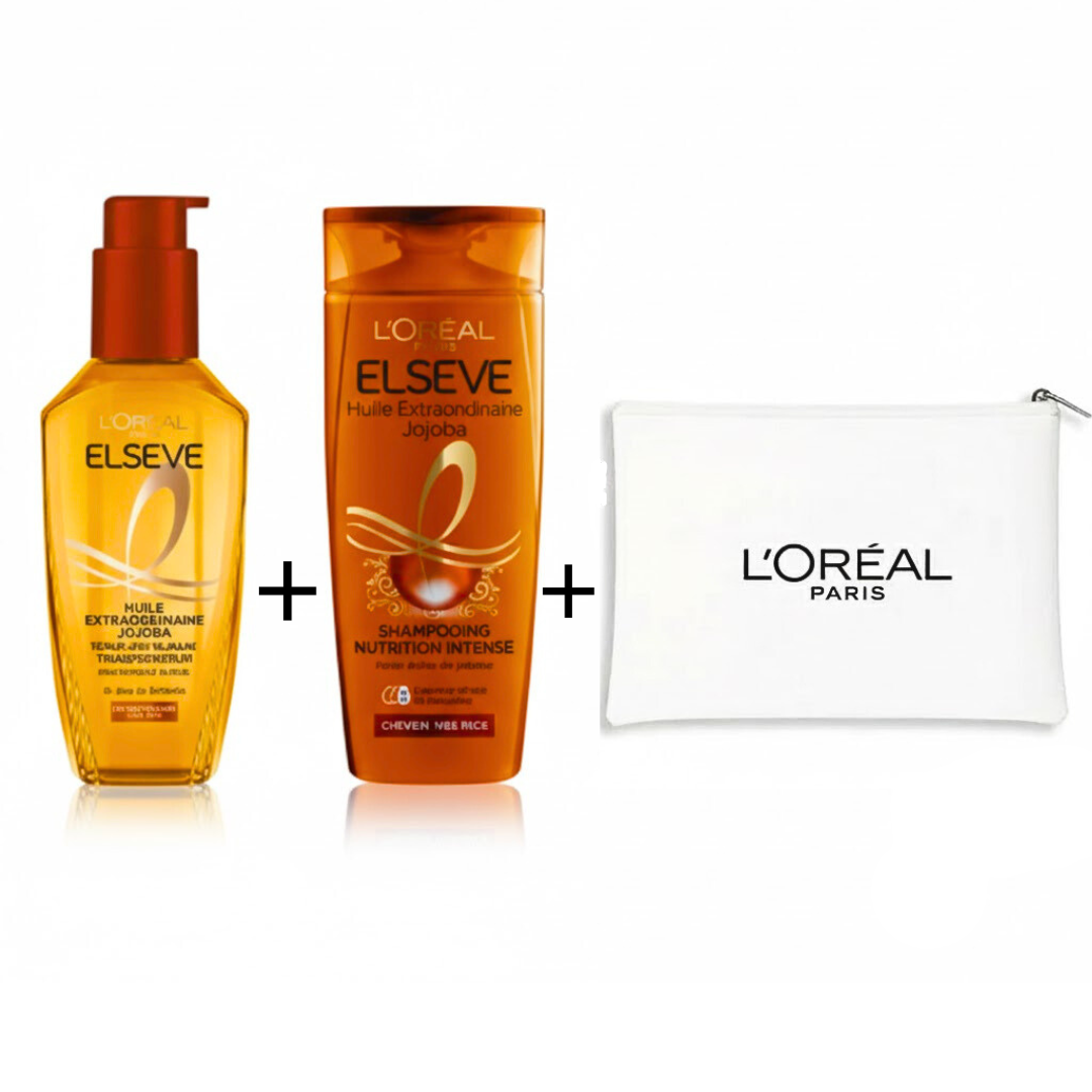 L'Oréal Elseve Huile Extraordinaire Jojoba Shampooing 200ml Coffret
