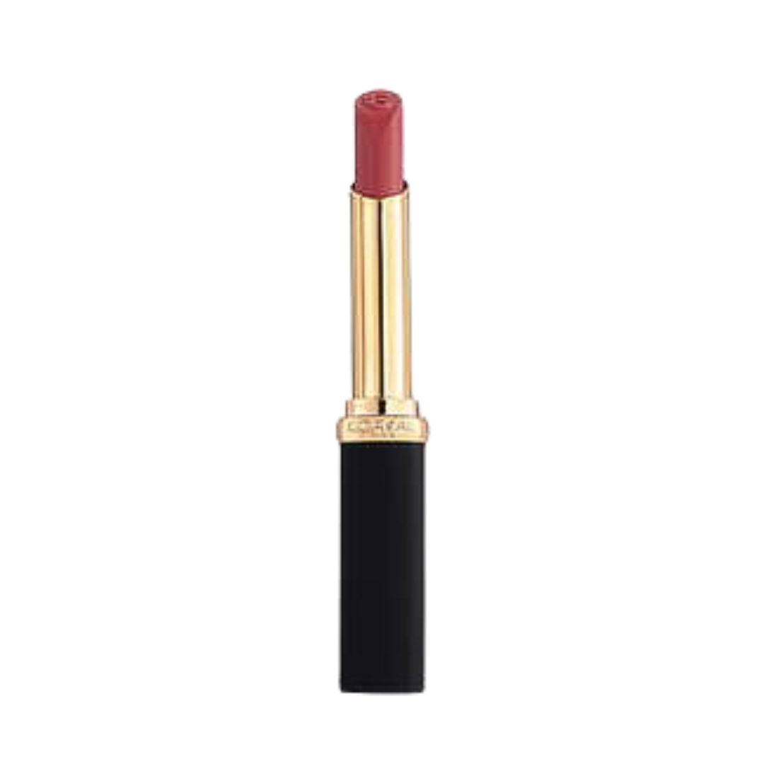 L'Oréal Paris Color Riche Intense Volume Matte rouge à lèvres 640 Le Nude Independant, stick fin noir et doré