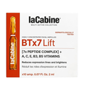 La Cabine BTx7 Lift ampoules visage anti-rides 7 peptides, boîte de 10 ampoules de 2 ml