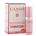 Langé Sérum Vitalité Extrême Régénérant 20 ml, flacon rose et étui AHA vitamine C