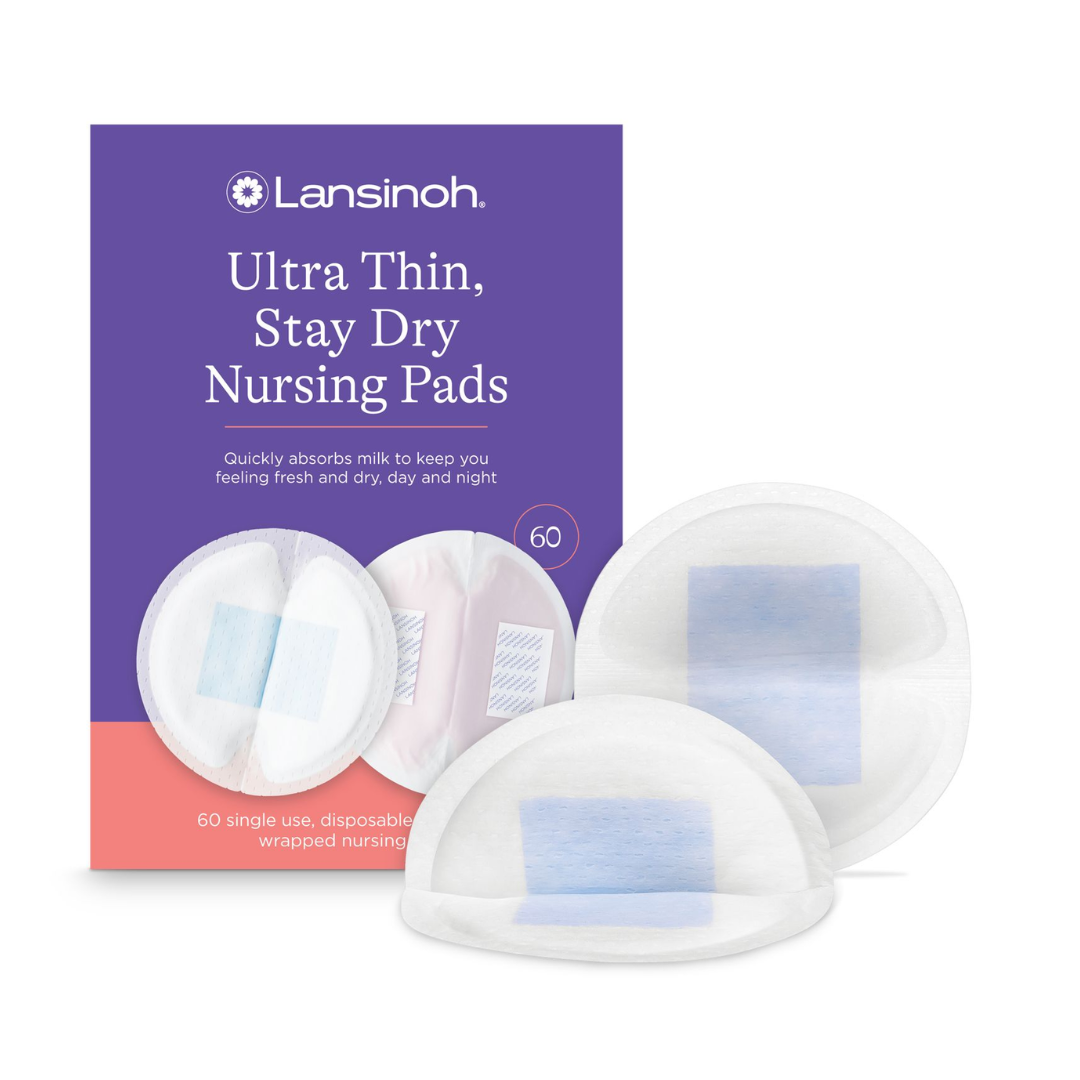 Lansinoh Coussinets d'Allaitement Jetables Blue Lock Ultra-Absorbants 60 unités