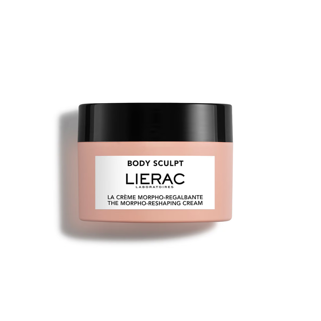 Lierac Body-Sculpt La Crème Morpho-Regalbante 200 ml, pot rose, crème corps fermeté