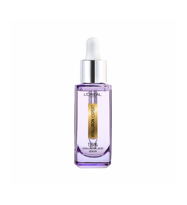 L'Oréal Paris Hyaluron Expert sérum repulpant 1,5 % acide hyaluronique 30 ml, flacon pipette violet