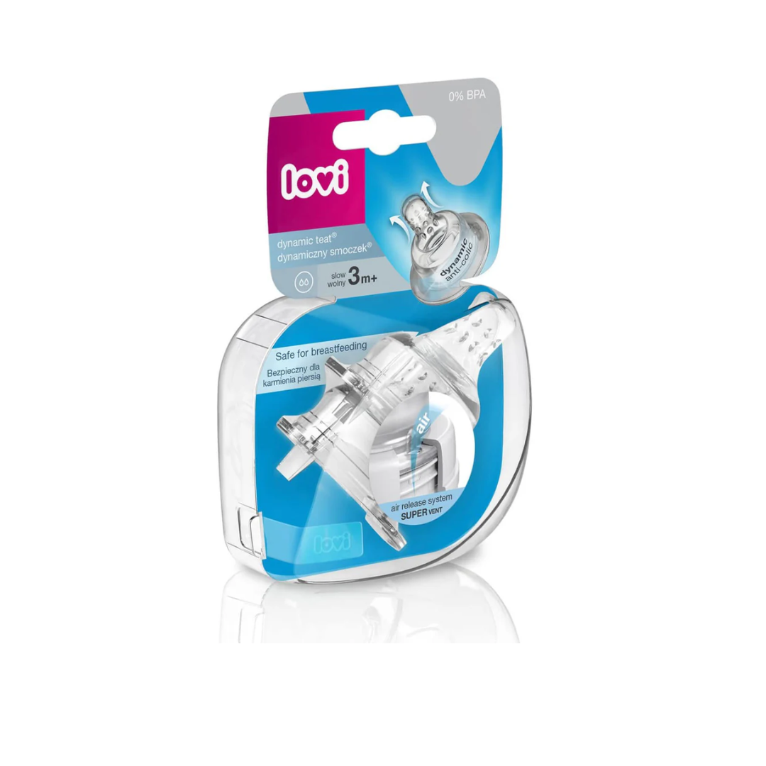 3M Lovi Tétine Dynamic Anti-Colic Large +3m