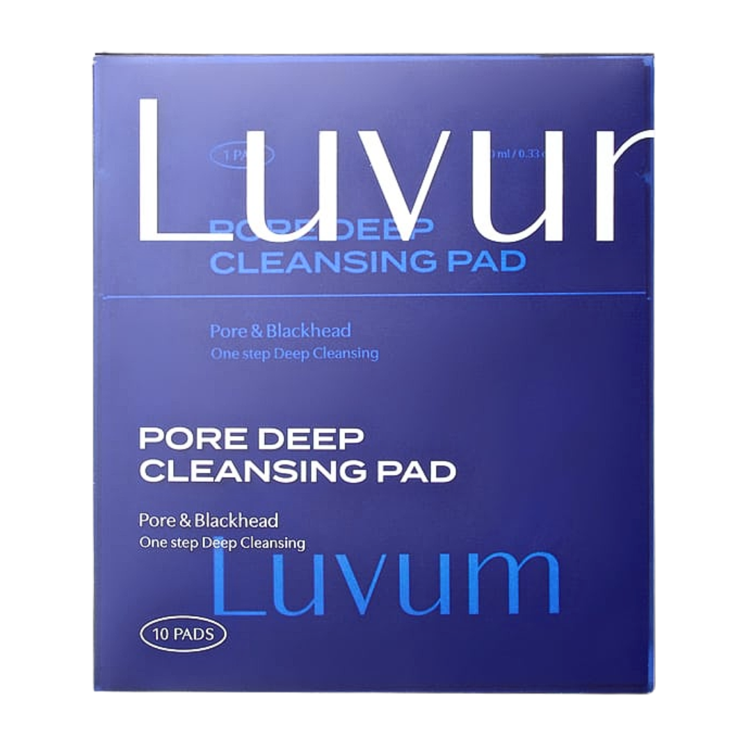 Luvum Pore Deep Cleansing Pad Nettoyant Exfoliant 10 Pads