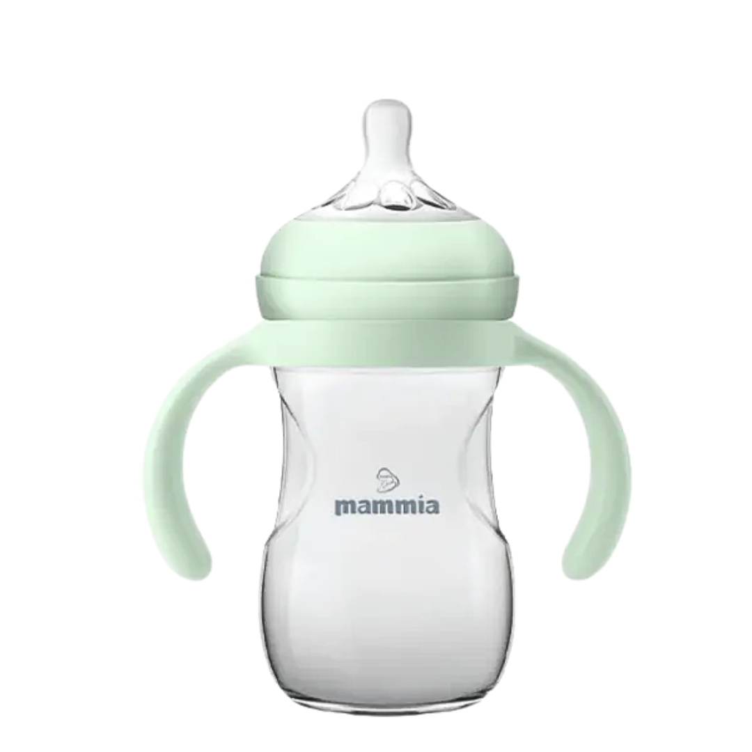Mammia Biberon Natural Feeling 240ml Poignée Ergonomique