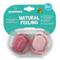 Mammia Paire Sucette Orthodontique Natural Feeling +6M