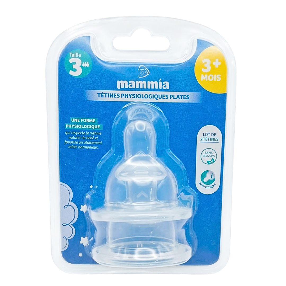 مامي زوج من حلمات مسطحة فسيولوجية 3 أشهر فما فوق