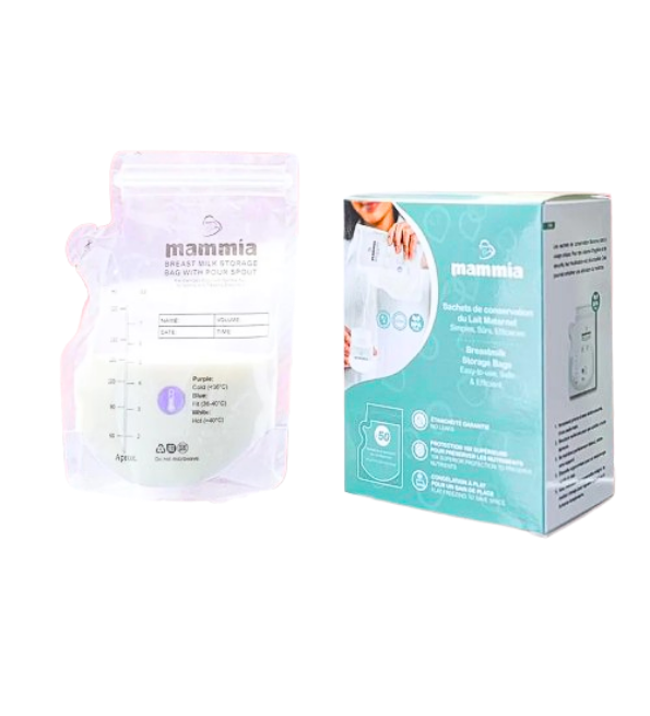 Mammia Sachets de Conservation Lait Maternel 50 Sachets