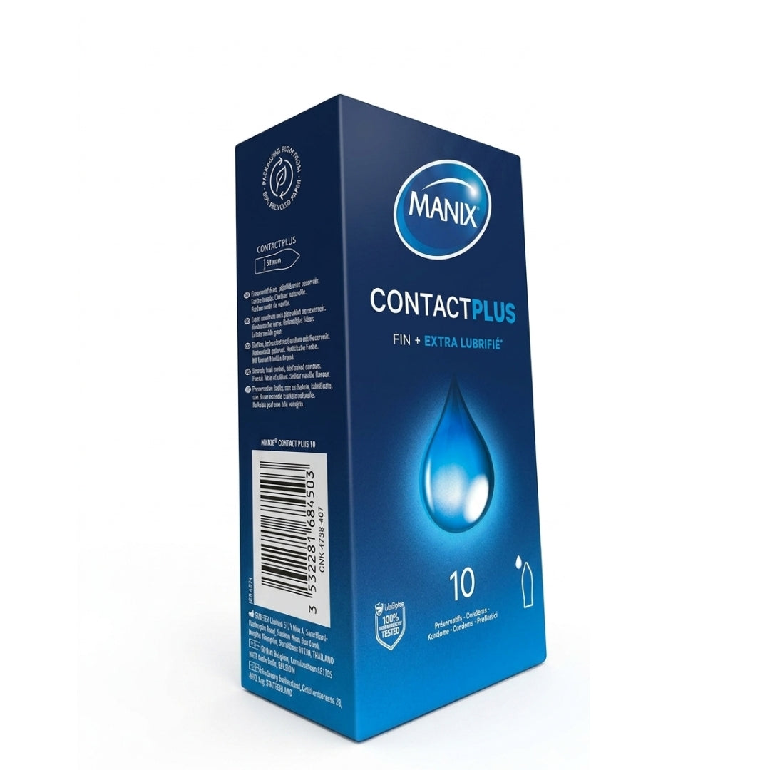 Manix Contact Plus - Préservatifs Ultra-Fins - 10 pièces