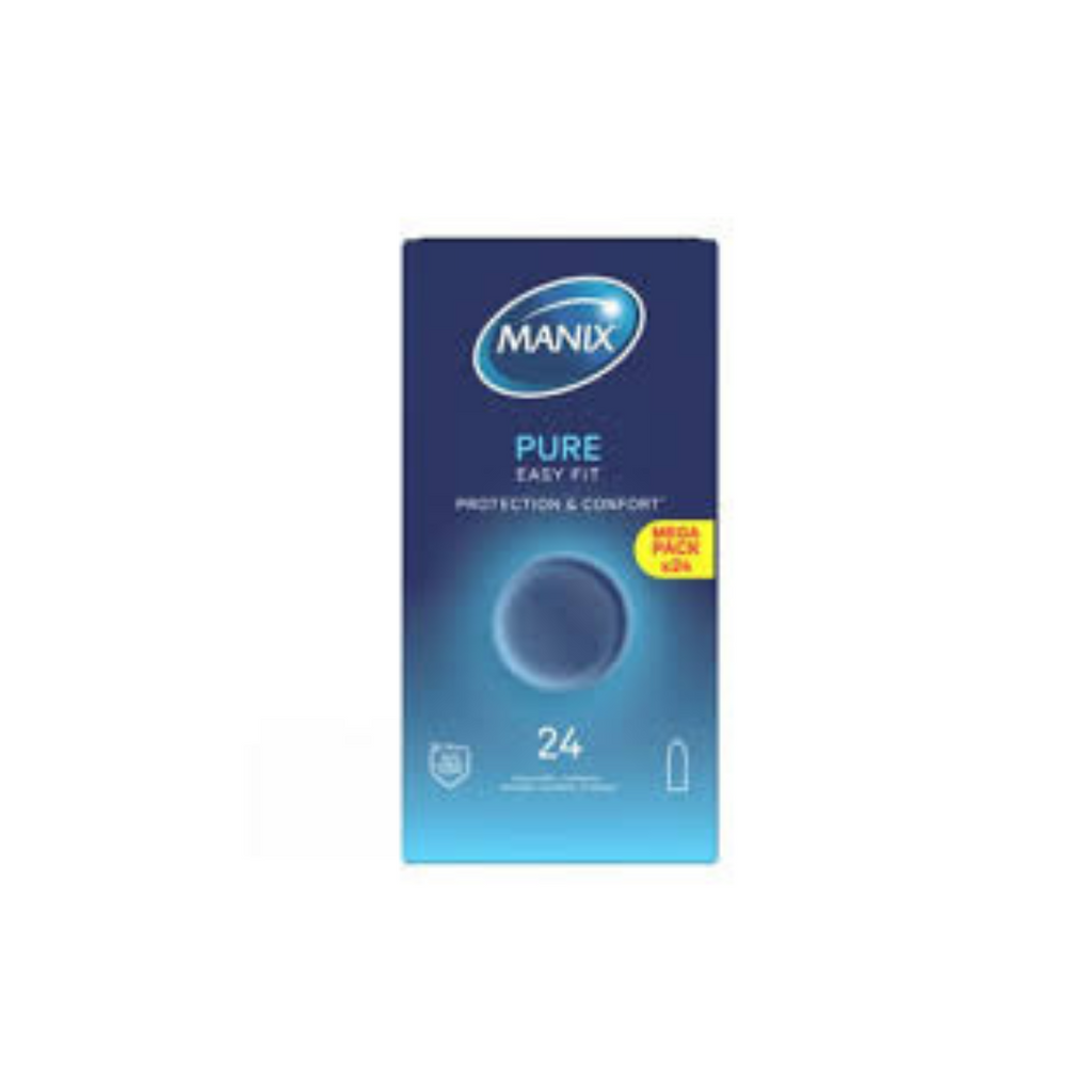 Manix Pure Préservatifs Sans Latex 24 Pièces