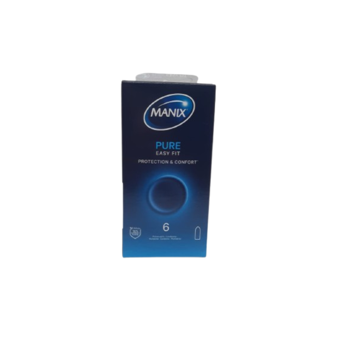 Manix Pure واقيات ذكرية رفيعة جداً 6 قطع