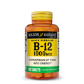 Mason Natural B-12 1000 mcg - Complément Alimentaire Énergie & Vitalité 100 Comprimés