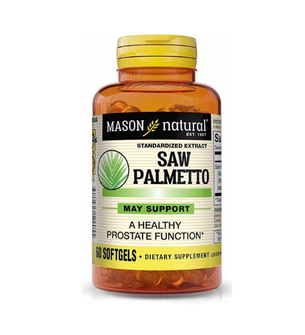 Mason Natural Saw Palmetto 160 mg - Confort Prostate & Urinaire - 60 Softgels