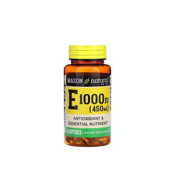 Mason Natural Vitamine E 1000 IU 50 Softgels