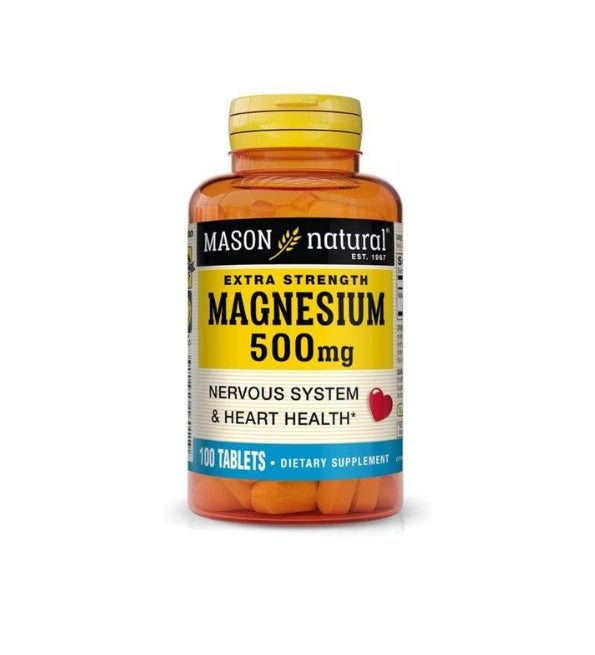 Mason Natural Magnésium 500 mg 100 Comprimés