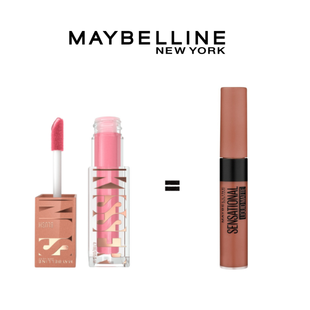 Maybelline Sunkisser Blush 05 + Sensational Liquid N08 Pack Duo Maquillage