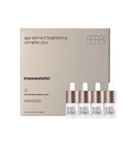 Mesoestetic Age Element Brightening Complex Plus, coffret de 4 flacons de 5,5 ml, cure vitamine C
