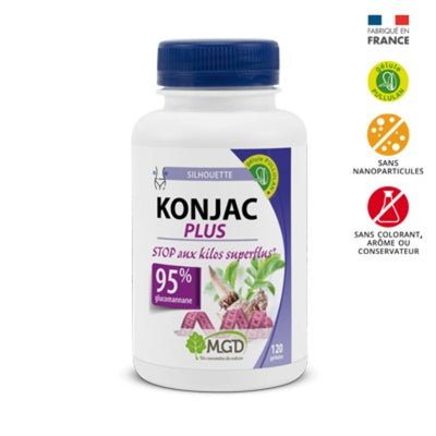 Mgd Nature Konjac Plus 120 Gélules Contrôle du Poids