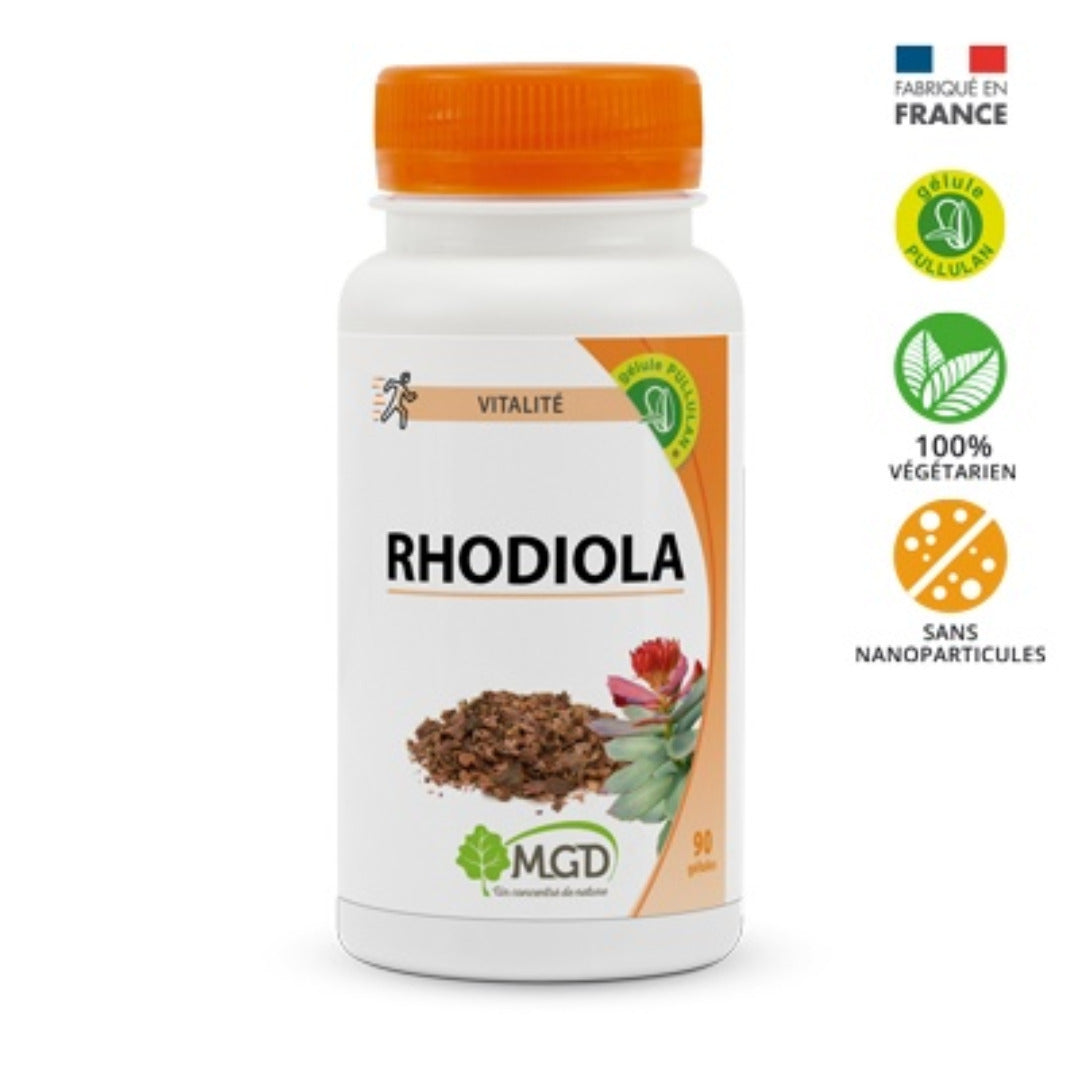 Mgd Rhodiola 90 Gélules Anti-Fatigue Vitalité