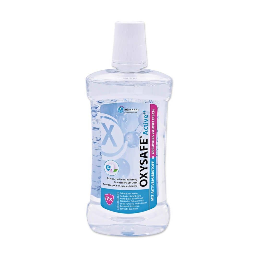 Miradent Oxysafe Active+f غسول للفم 500 مل