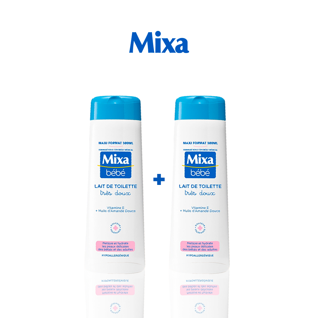 Mixa Lait de Toilette Très Doux x2 Duo Pack