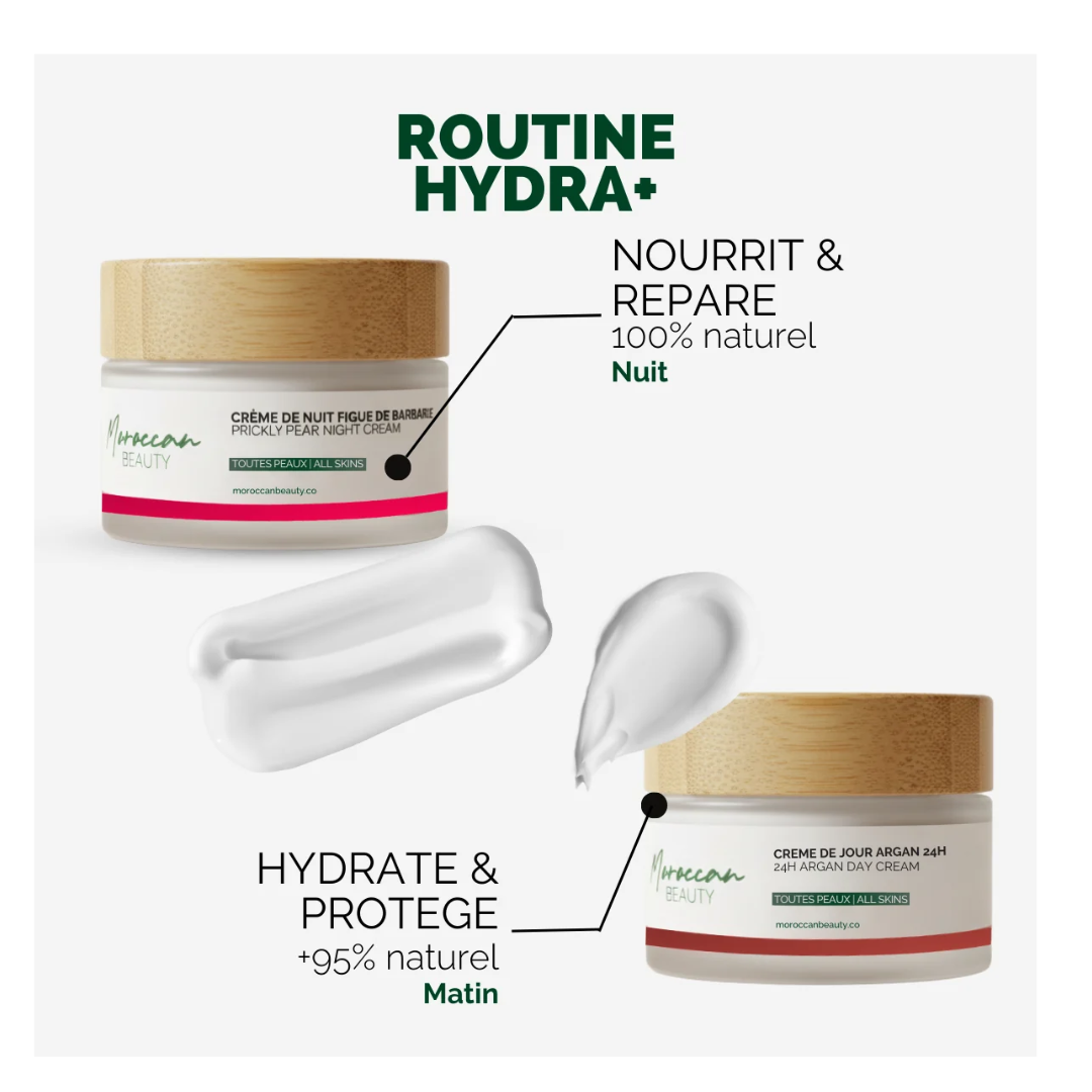 Moroccan Beauty - Routine Hydra+ Crème Jour & Nuit 50ml+50ml