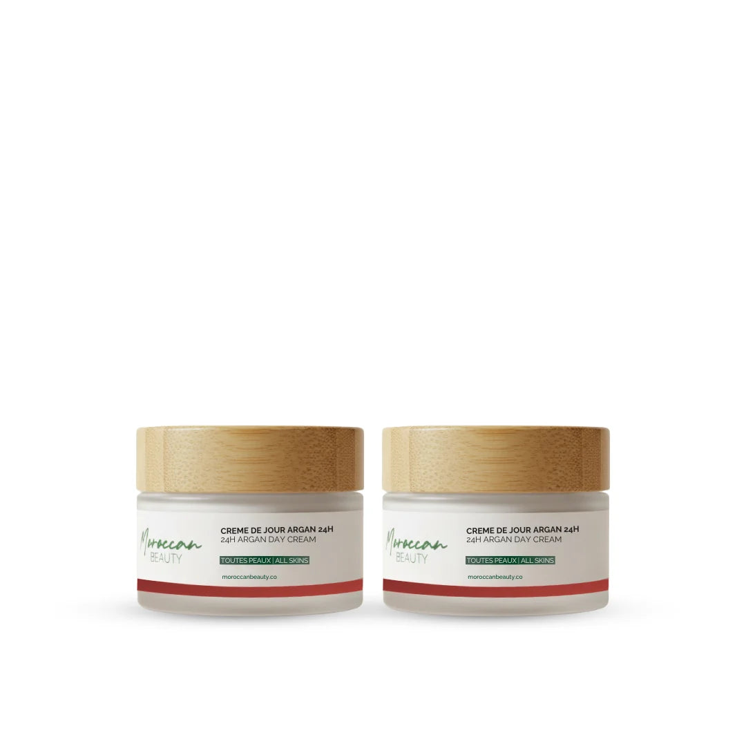 Moroccan Beauty - Crème de Jour Argan 2x50ml Pack