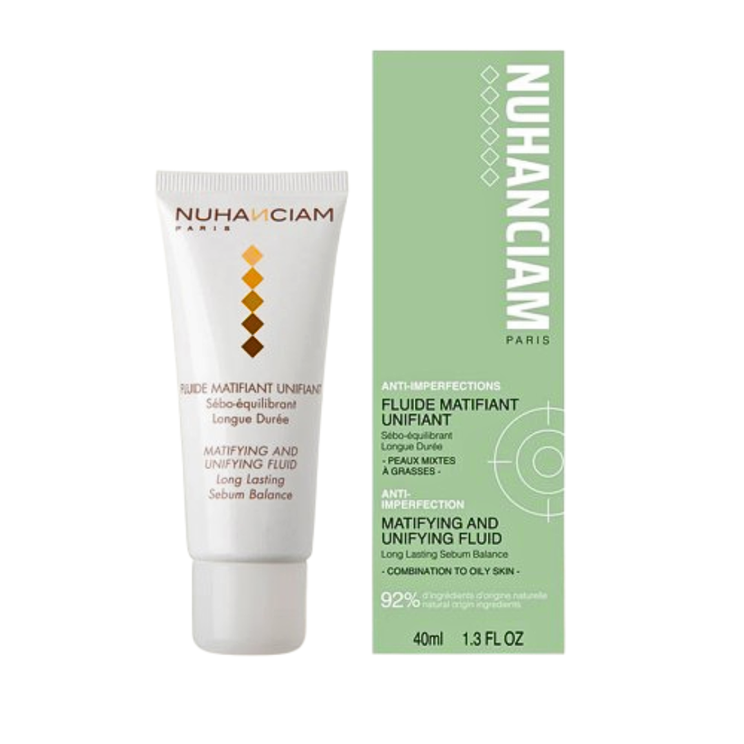 Nuhanciam Fluide Matifiant Unifiant Peaux Mixtes à Grasses 40ml — packshot