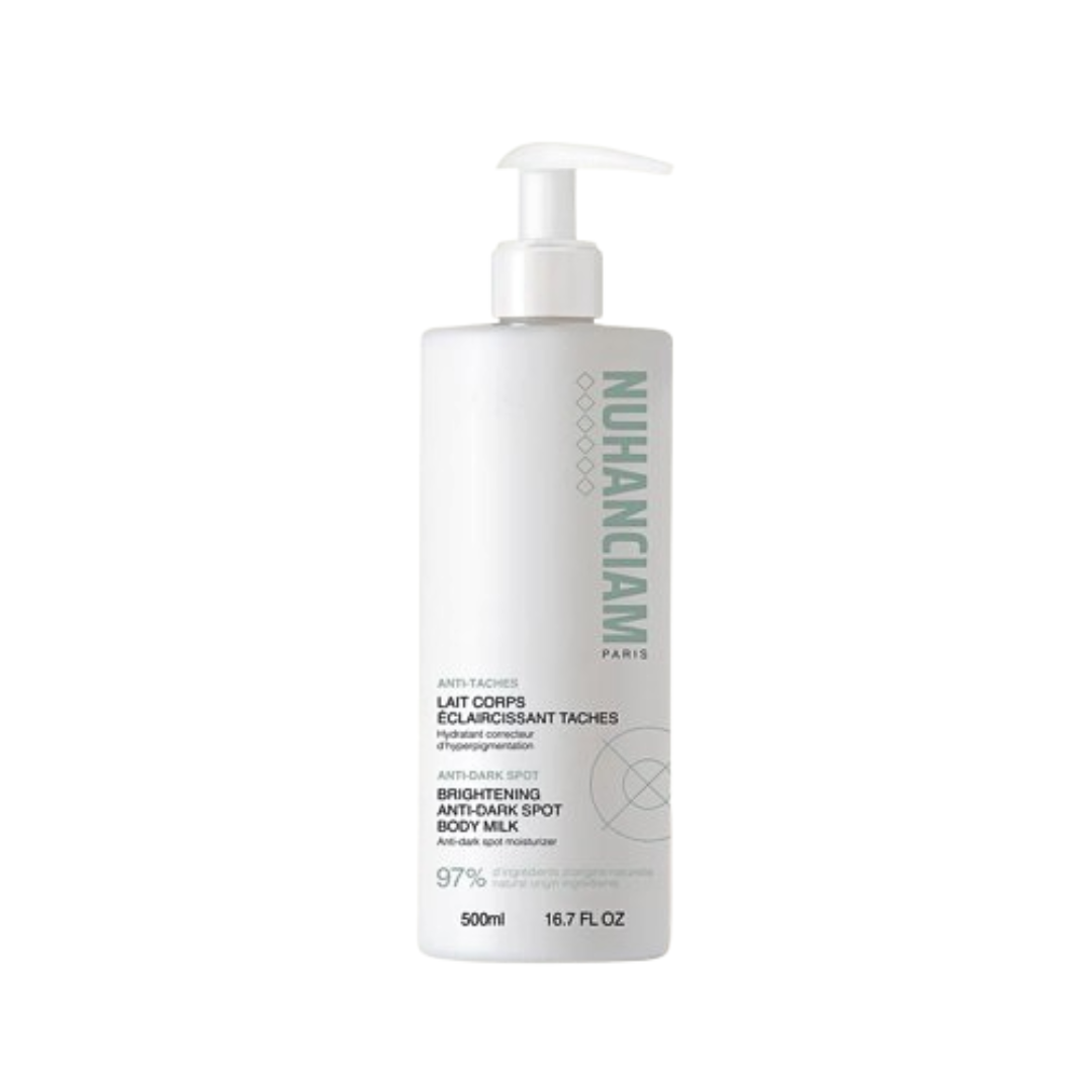 Nuhanciam Lait Corps Éclaircissant Taches Hyperpigmentation 500ml — flacon pompe