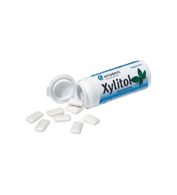 Miradent Chewing Gum Menthe Poivrée 30 Pièces