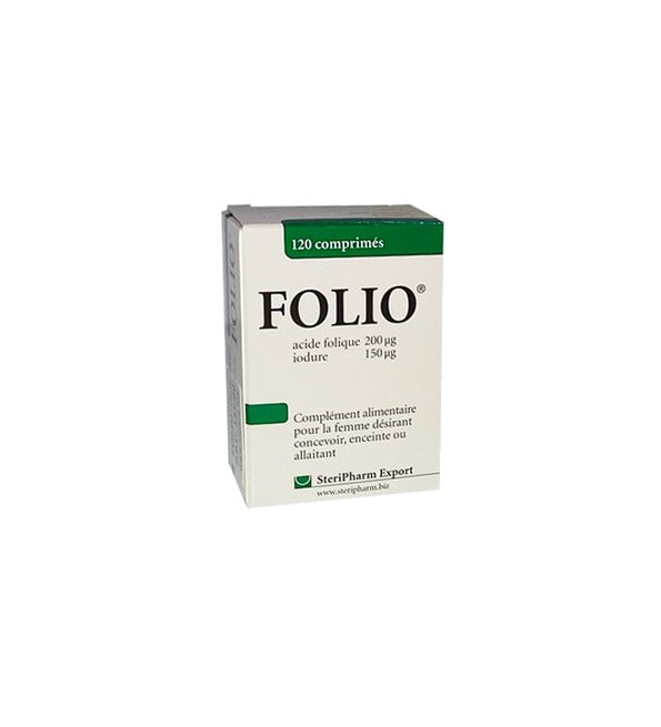 FOLIO مكمل غذائي للحمل والرضاعة 120 قرصًا