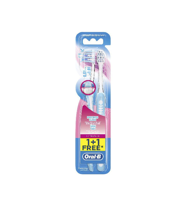 Oral-B Precision Clean Brosse à Dents 1+1