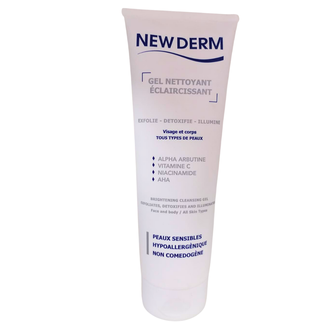 New Derm Gel Nettoyant Éclaircissant 250ml