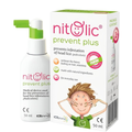 Nitolic Prevent Plus 50 ml, flacon spray vert et blanc et boîte de prévention des poux