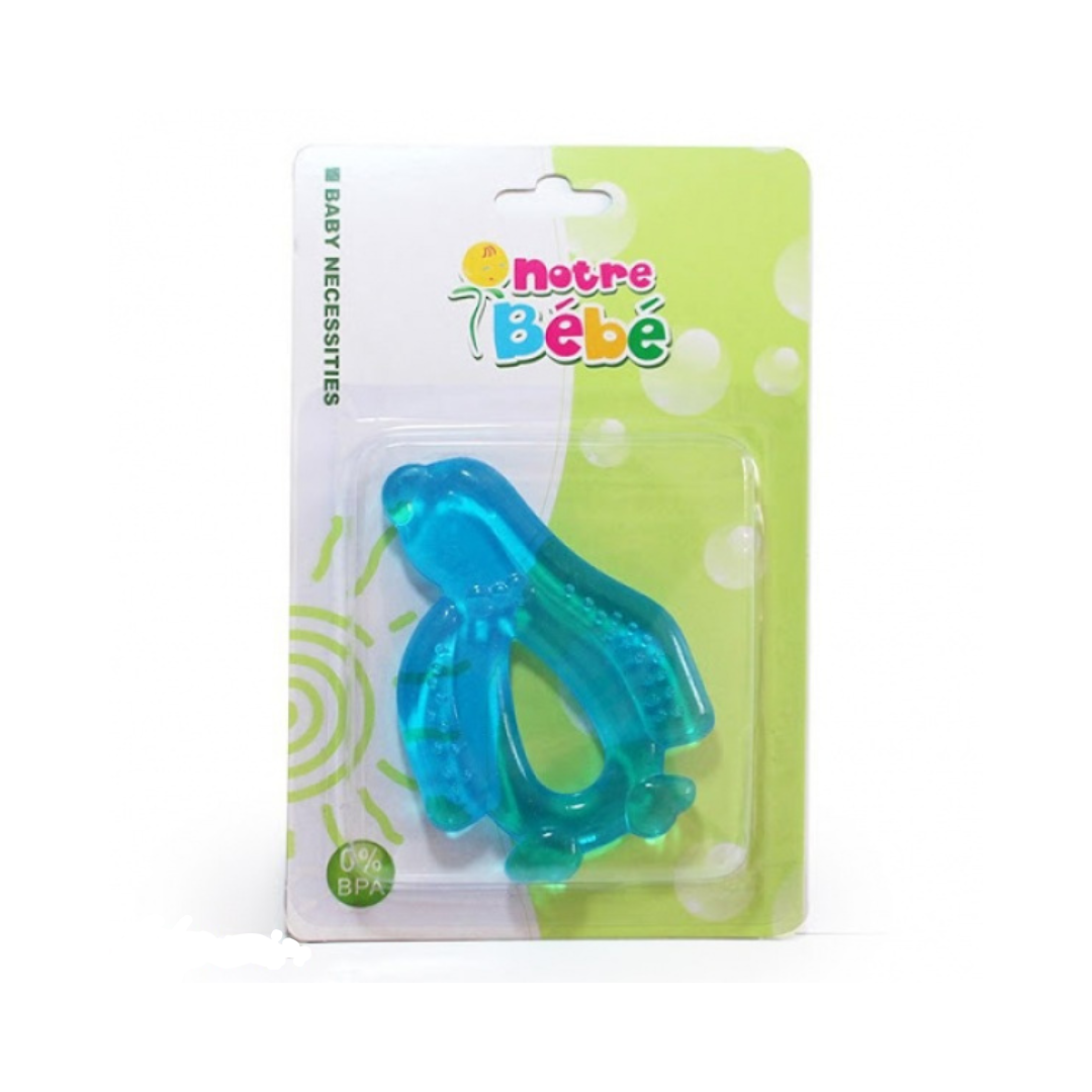 Notre Bébé Anneau de Dentition Silicone Pingouin 3 mois+