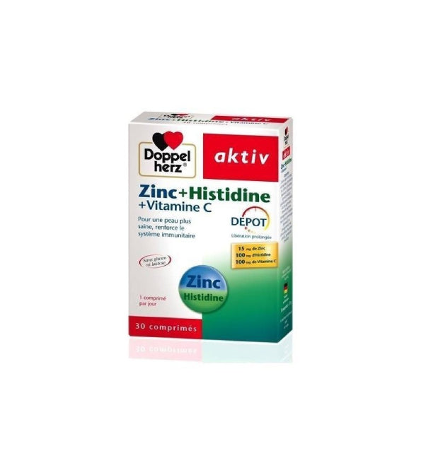 Doppel Herz Zinc Histidine Vitamine C 30 comprimés